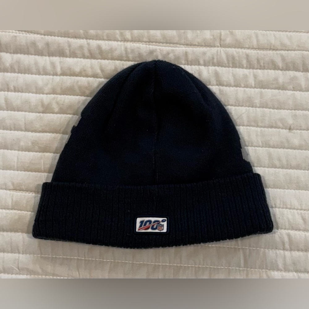 Dallas Cowboys NFL NEW ERA on Field Sideline Blue Road Knit Beanie 1960 Sz OSFM - Picture 3 of 4